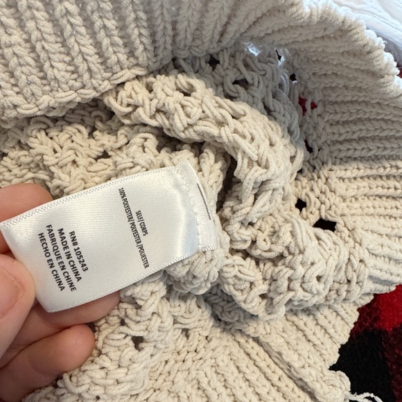 Studio B Cream Knit Sweater - Picture 8 of 8